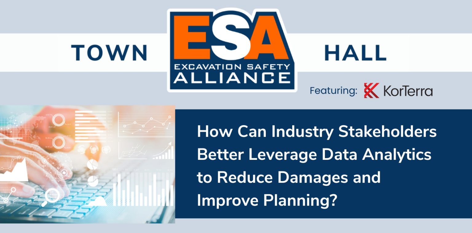 ESA Town Hall: How Can Industry Stakeholders Better Leverage Data Analytics to Reduce Damages and Improve Planning?